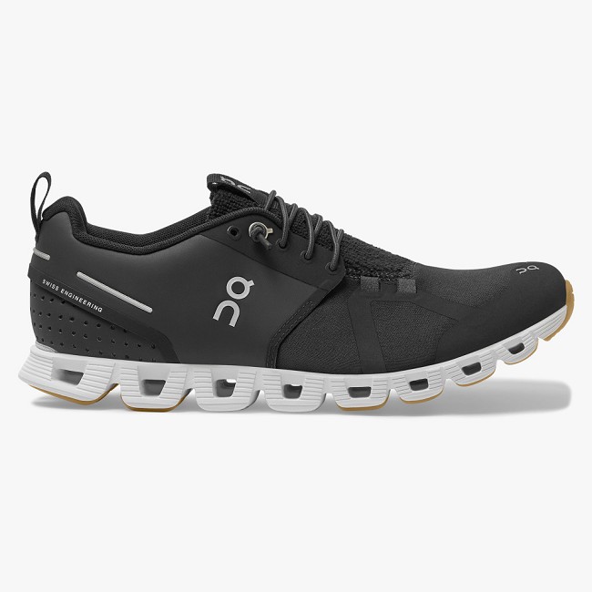 ON Cloud Terry Womens - Women's Road Running Shoes NZ-43819 Black/White